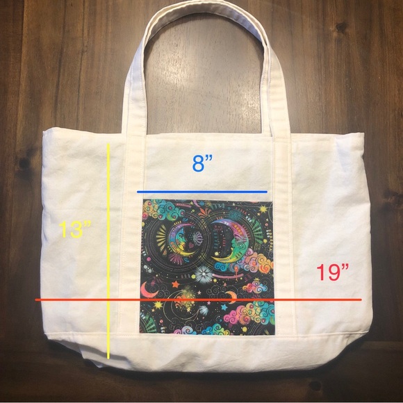 New One-of-a-Kind Hand Made Tote Bag - Picture 5 of 5
